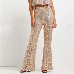 Altar’s State Sequin Flare Pants